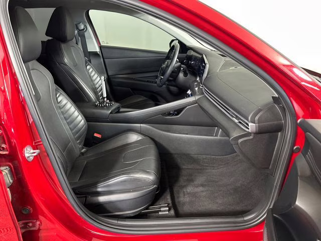 2023 Scarlet Red Pearl Hyundai Elantra Hybrid Limited FWD Sedan