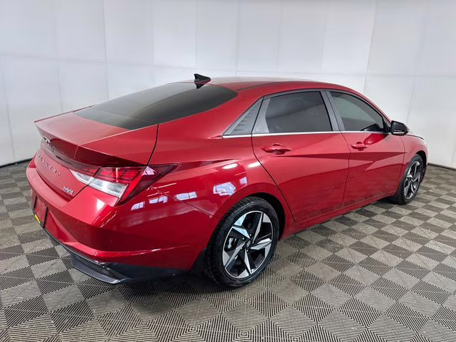 2023 Scarlet Red Pearl Hyundai Elantra Hybrid Limited FWD Sedan