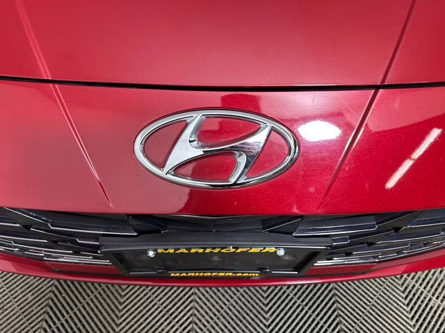2023 Scarlet Red Pearl Hyundai Elantra Hybrid Limited FWD Sedan
