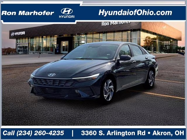2026 Abyss Black Hyundai Elantra Hybrid Limited FWD Sedan