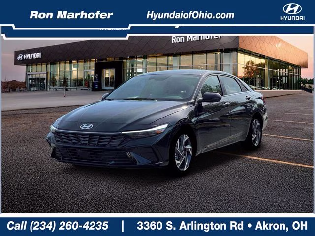 2026 Abyss Black Hyundai Elantra Hybrid Limited FWD Sedan