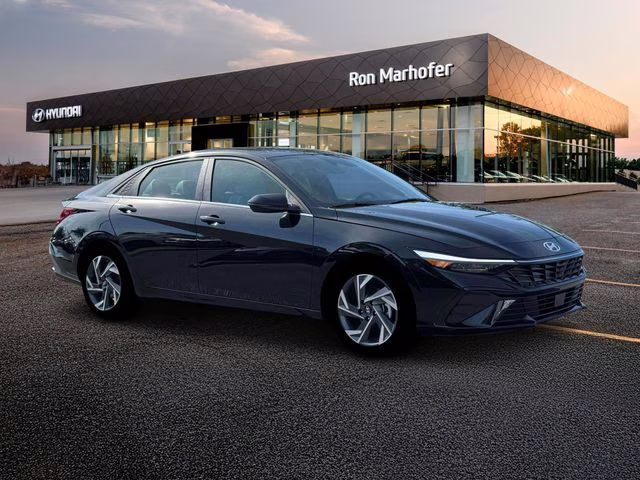 2026 Abyss Black Hyundai Elantra Hybrid Limited FWD Sedan