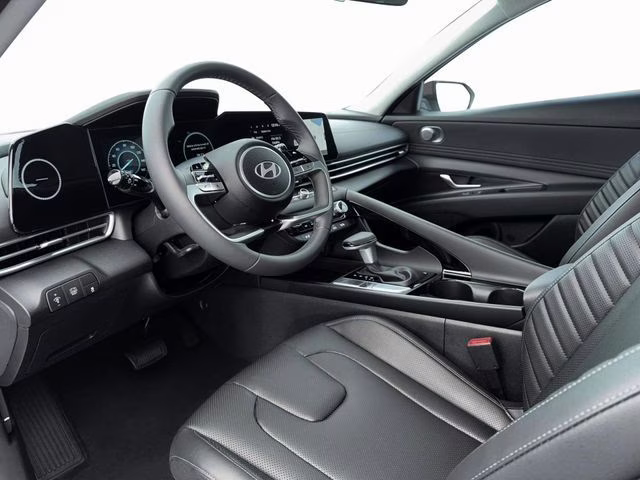 2026 Abyss Black Hyundai Elantra Hybrid Limited FWD Sedan