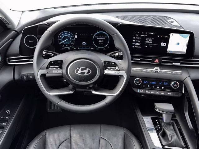 2026 Abyss Black Hyundai Elantra Hybrid Limited FWD Sedan