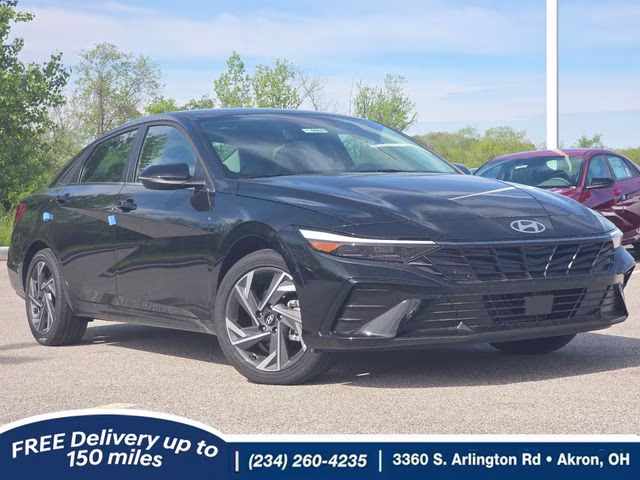 2026 Abyss Black Hyundai Elantra Limited FWD Sedan