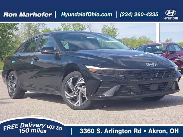 2026 Abyss Black Hyundai Elantra Limited FWD Sedan