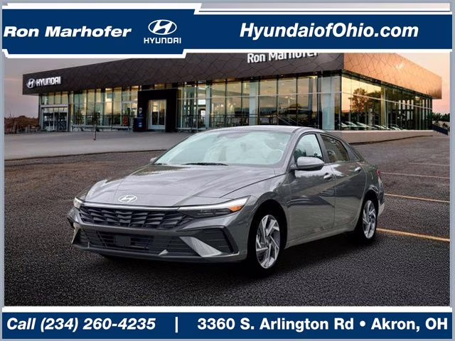2026 Amazon Gray Hyundai Elantra Limited FWD Sedan