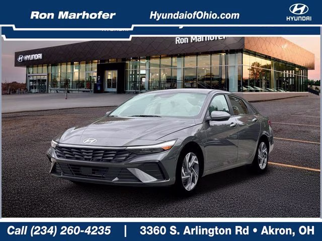 2026 Amazon Gray Hyundai Elantra Limited FWD Sedan