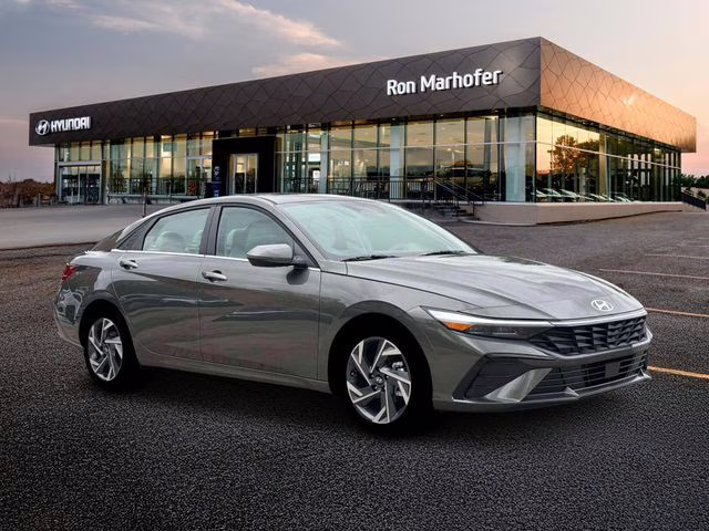 2026 Amazon Gray Hyundai Elantra Limited FWD Sedan