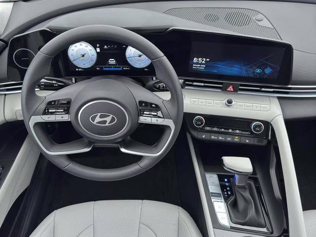 2026 Amazon Gray Hyundai Elantra Limited FWD Sedan