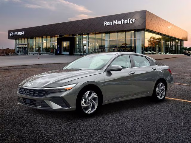 2026 Amazon Gray Hyundai Elantra Limited FWD Sedan