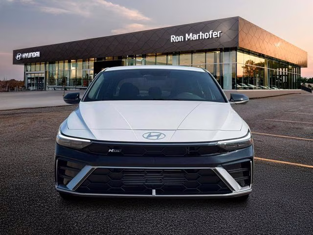 2026 Atlas White Hyundai Elantra N Line FWD Sedan