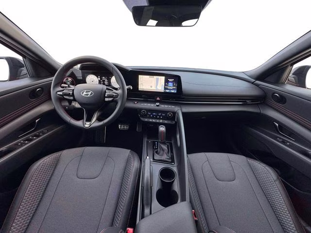2026 Atlas White Hyundai Elantra N Line FWD Sedan