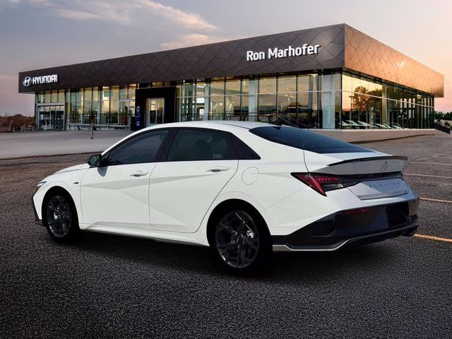2026 Atlas White Hyundai Elantra N Line FWD Sedan