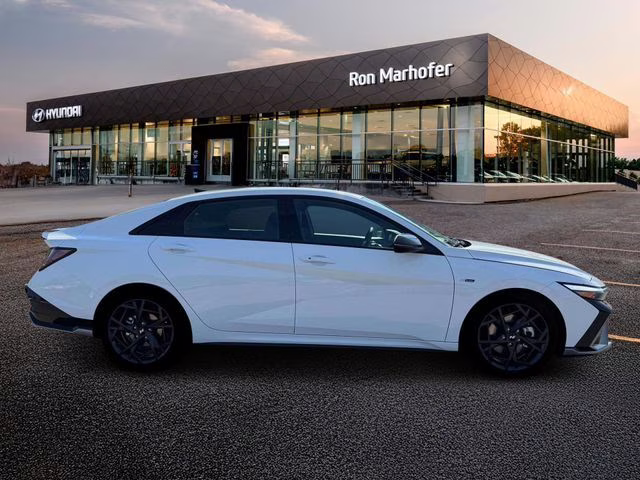 2026 Atlas White Hyundai Elantra N Line FWD Sedan