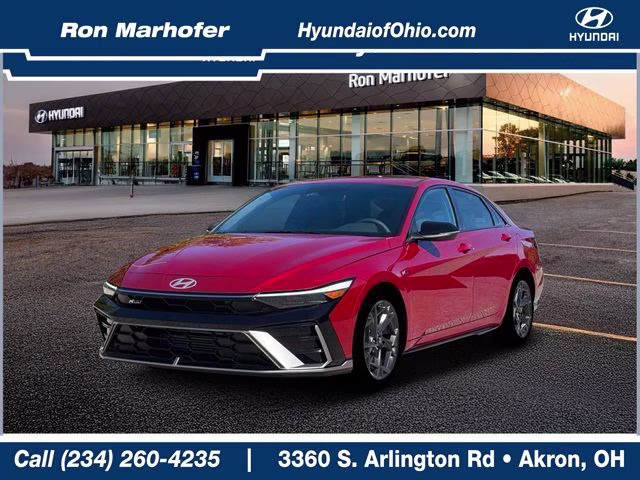 2026 Ultimate Red Hyundai Elantra N Line FWD Sedan