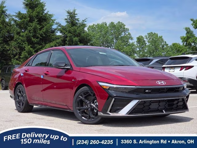 2026 Ultimate Red Hyundai Elantra N Line FWD Sedan
