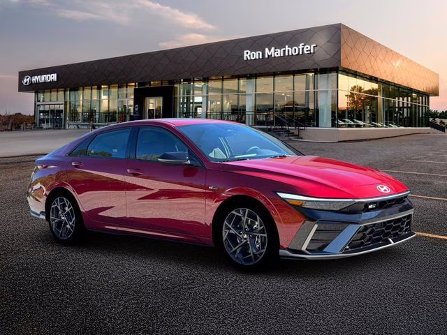 2026 Ultimate Red Hyundai Elantra N Line FWD Sedan