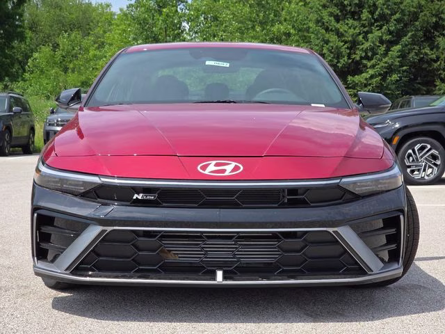 2026 Ultimate Red Hyundai Elantra N Line FWD Sedan