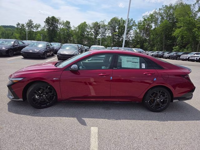 2026 Ultimate Red Hyundai Elantra N Line FWD Sedan