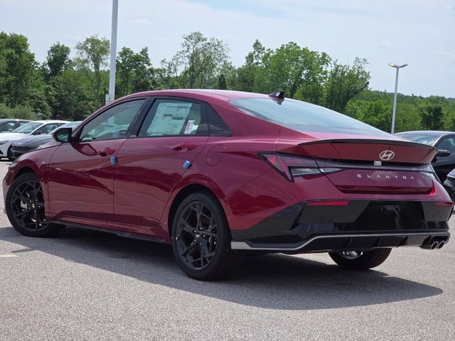 2026 Ultimate Red Hyundai Elantra N Line FWD Sedan