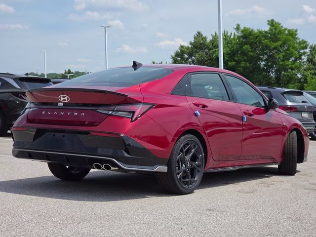 2026 Ultimate Red Hyundai Elantra N Line FWD Sedan