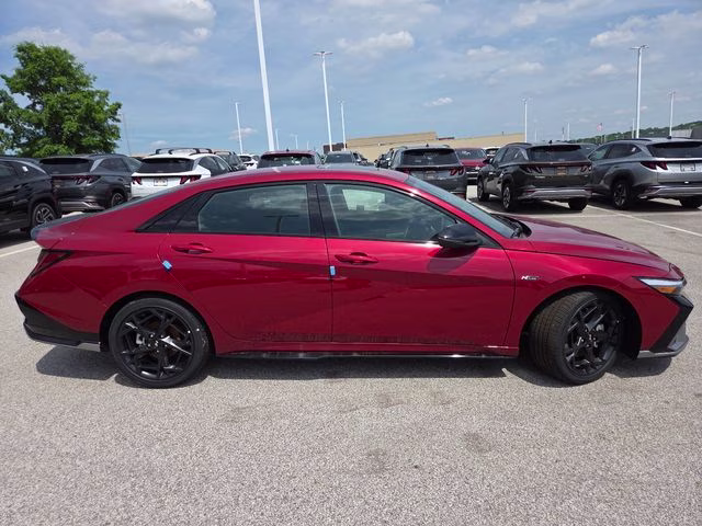 2026 Ultimate Red Hyundai Elantra N Line FWD Sedan