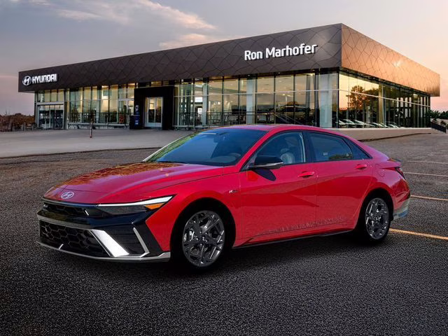 2026 Ultimate Red Hyundai Elantra N Line FWD Sedan