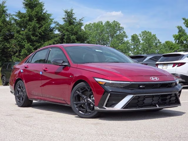 2026 Ultimate Red Hyundai Elantra N Line FWD Sedan