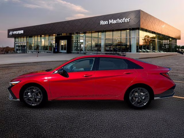2026 Ultimate Red Hyundai Elantra N Line FWD Sedan