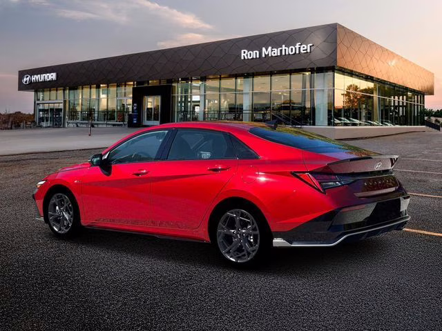 2026 Ultimate Red Hyundai Elantra N Line FWD Sedan