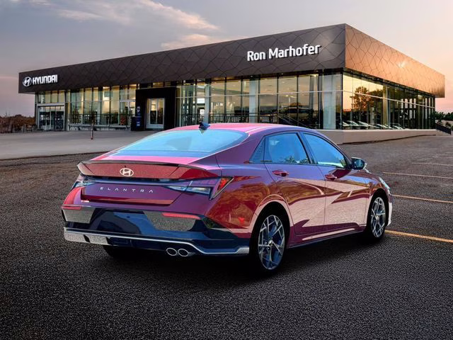 2026 Ultimate Red Hyundai Elantra N Line FWD Sedan