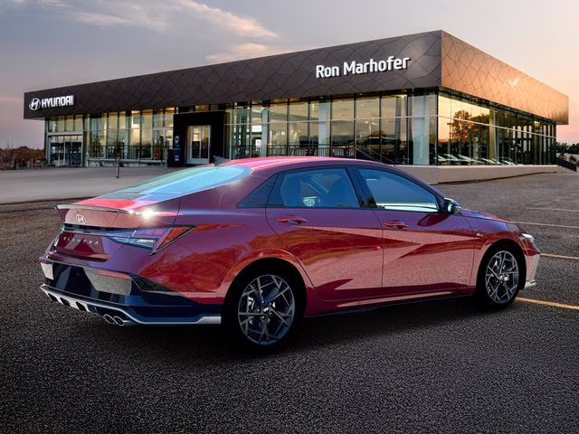 2026 Ultimate Red Hyundai Elantra N Line FWD Sedan