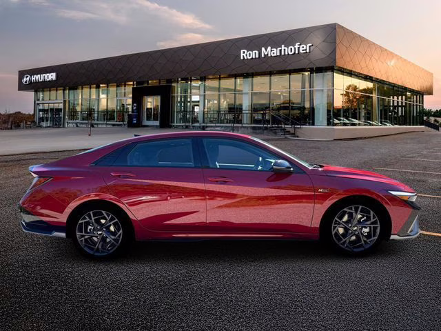 2026 Ultimate Red Hyundai Elantra N Line FWD Sedan