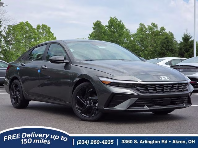 2026 Amazon Gray Hyundai Elantra SEL Sport FWD Sedan