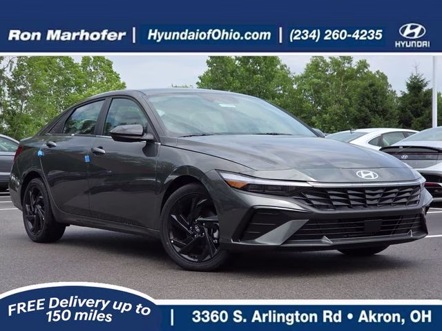 2026 Amazon Gray Hyundai Elantra SEL Sport FWD Sedan