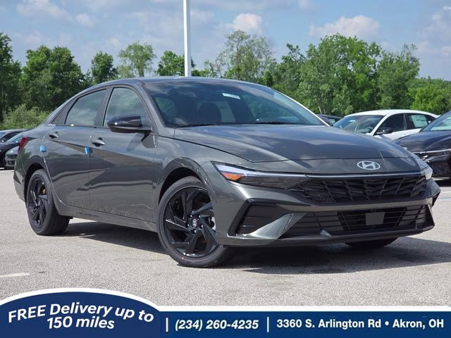 2026 Amazon Gray Hyundai Elantra SEL Sport FWD Sedan