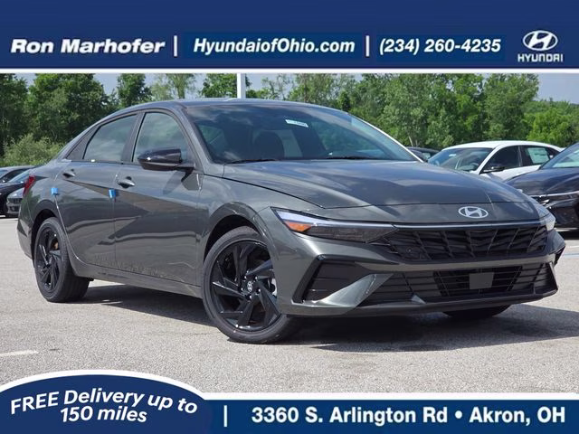 2026 Amazon Gray Hyundai Elantra SEL Sport FWD Sedan