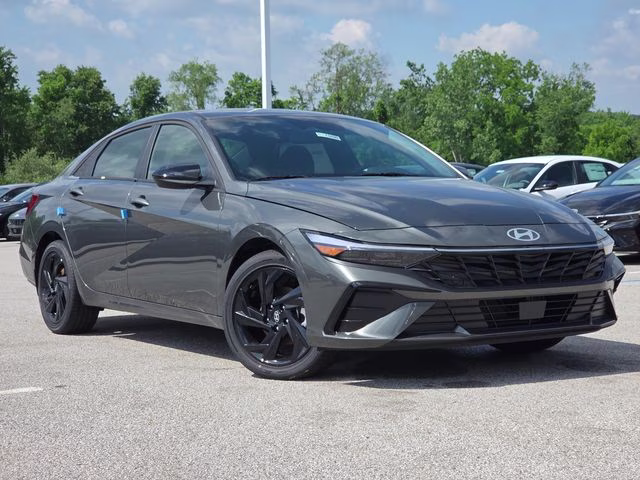 2026 Amazon Gray Hyundai Elantra SEL Sport FWD Sedan