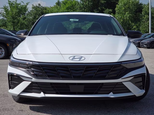 2026 Serenity White Pearl Hyundai Elantra SEL Sport FWD Sedan