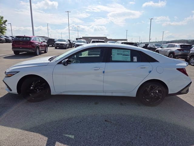 2026 Serenity White Pearl Hyundai Elantra SEL Sport FWD Sedan