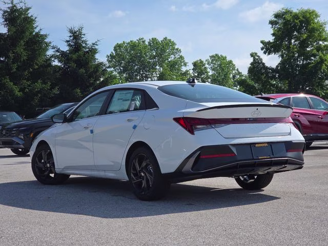 2026 Serenity White Pearl Hyundai Elantra SEL Sport FWD Sedan