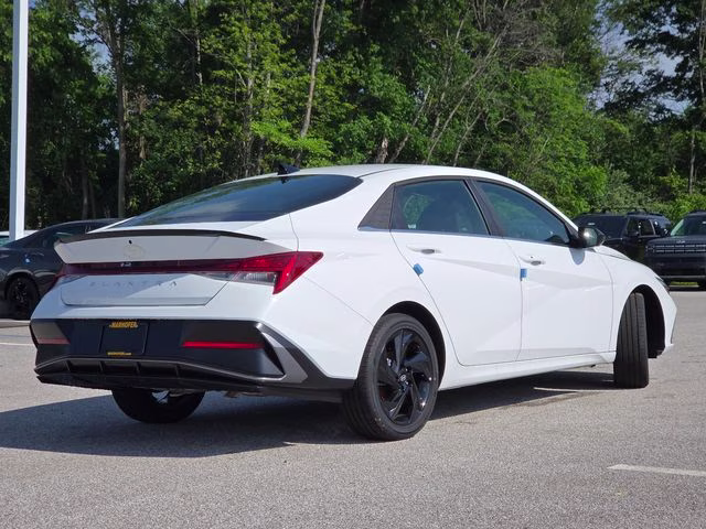 2026 Serenity White Pearl Hyundai Elantra SEL Sport FWD Sedan