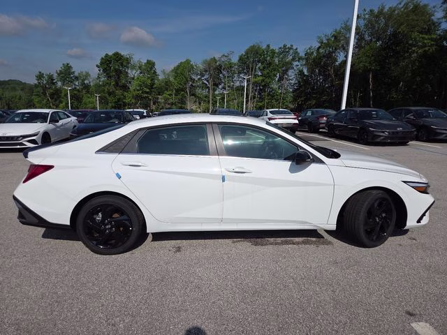 2026 Serenity White Pearl Hyundai Elantra SEL Sport FWD Sedan