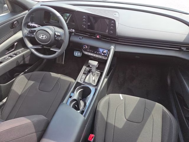 2026 Serenity White Hyundai Elantra SEL Sport FWD Sedan