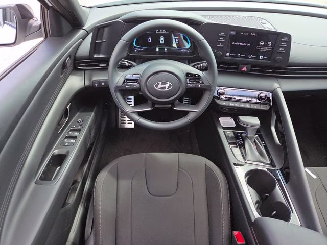 2026 Serenity White Hyundai Elantra SEL Sport FWD Sedan
