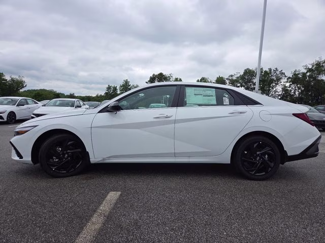 2026 Serenity White Pearl Hyundai Elantra SEL Sport FWD Sedan