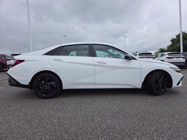 2026 Serenity White Pearl Hyundai Elantra SEL Sport FWD Sedan