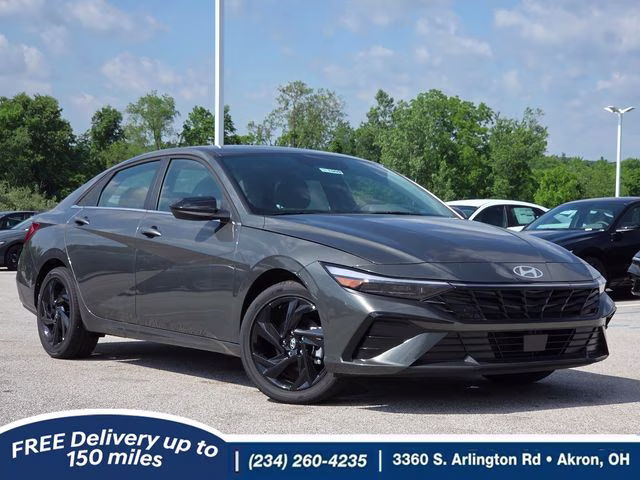 2026 Amazon Gray Hyundai Elantra SEL Sport FWD Sedan