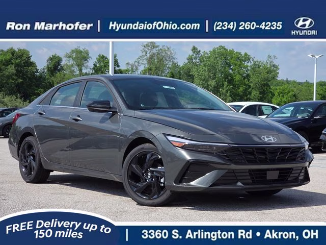 2026 Amazon Gray Hyundai Elantra SEL Sport FWD Sedan